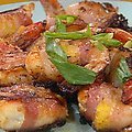 Bacon Wrapped Pineapple Shrimps recipe