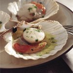 Baked Scallops With Brandy recipe
