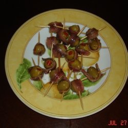 Olives Wrapped With Anchovies recipe