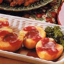 Grilled Peaches With Berry Sauce recipe