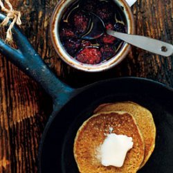 Whole-Wheat Pancakes with Blackberry Syrup recipe