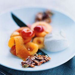 Cherry-Apricot Yogurt Sundaes recipe