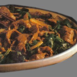 Spinach And Beef Stir-fry recipe