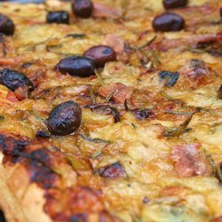 Pissaladiere Or Onion Tart With Anchovies And Nico... recipe