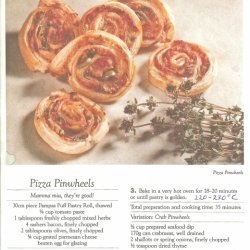 Pizza Pin Wheel - The Photo Is Similar recipe