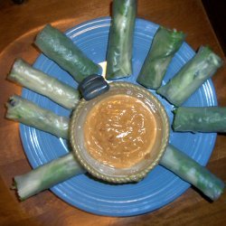 Kohlrabi And Cucumber Spring Rolls recipe