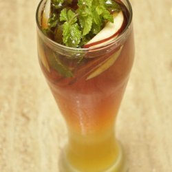 Iced Tea With Plums And Mint recipe