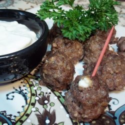 Greek Meatball Appetizers recipe