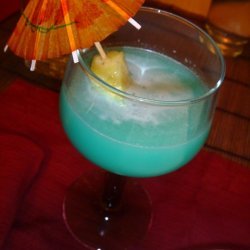 Retro Blue Hawaiian Cocktail recipe