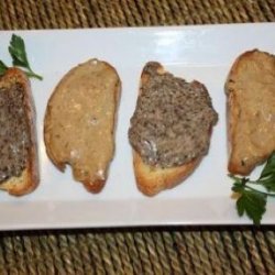 Mushrooms/ Smoked Salmon Bruschetta recipe