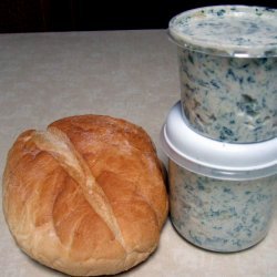Party Size No Cook Spinach Dip recipe