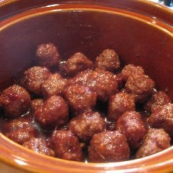 Cranberry Sausage Cocktail Meatballs recipe