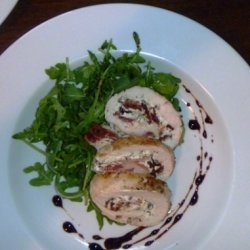 Herbed Goat Cheese Chicken Roulade recipe