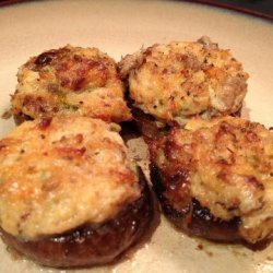 Crab And Cheese Stuffed Mushrooms recipe