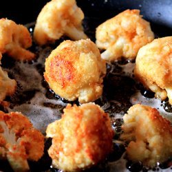 Parmesean Fried Cauliflower recipe