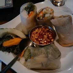 Crab Spring Roll With Ginger Dipping Sauce recipe