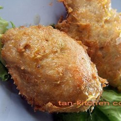 Fried Crab And Pork Stuffed Shells (poo Cha) recipe