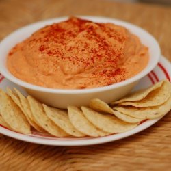 Roasted Red Pepper And Garlic Hummus recipe
