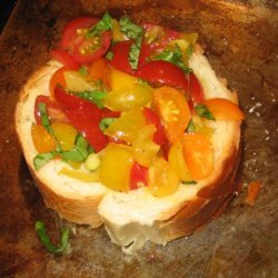 Rainbow Tomato Bruschetta recipe