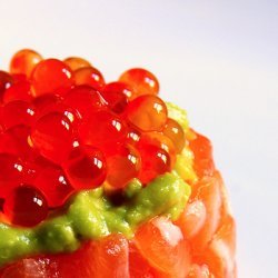 Salmon And Caviar Timbale recipe