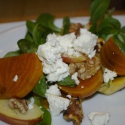 Golden Beet - Apple Salad With Walnuts And Chevre recipe