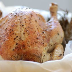 Roast Chook And Chicken With Rosemary Stuffing recipe