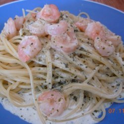 Creamy Pesto Shrimp Or Crab recipe