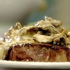 Tyler Florences New York Strip Steak With Brandied... recipe
