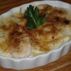 Shrimp Dijon Over Linguini recipe