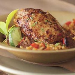 Cuban-spiced Chicken Thighs With Chorizo And Rice recipe