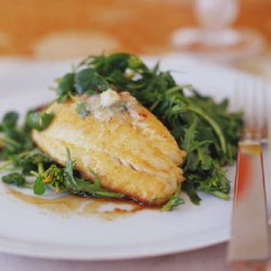 Pan-seared Tilapia Or Bass With Chile Lime Butter recipe