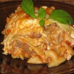 Not Pretty But Tasty Slow Cooker Lasagna-ci recipe