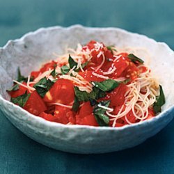 Angel-hair Pasta With Fresh Tomato Sauce recipe