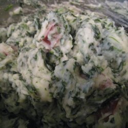 Spinach Mashed Potatoes recipe