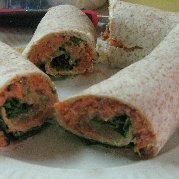 Elaines Healthy Salmon Tortilla Wraps recipe