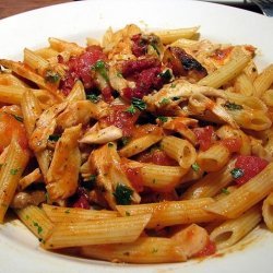 Patrick Swayzes Penne Pasta With Chicken And Sun-d... recipe