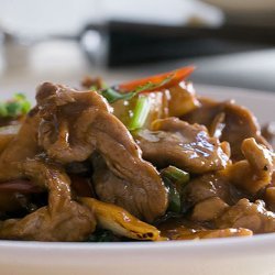 Stir Fry Beef With Spring Onion recipe