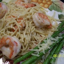 Shrimp And Garlic Pasta For Two recipe
