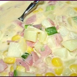 Creamy Dreamy Country Potato Corn Soup Chowder recipe