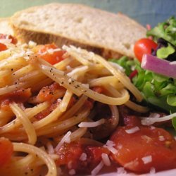 Easy Tomato Garlic Pasta recipe