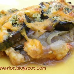 Eggplant And Onion Casserole recipe