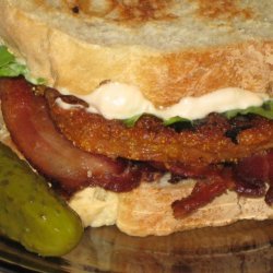 B L And Fried Green T Sandwiches recipe