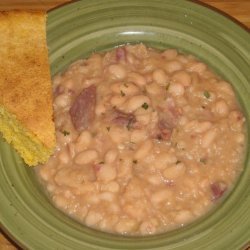 Nothing To It-slow Cooker Ham And Beans recipe