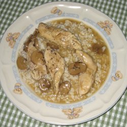 Smothered Chicken Tenders With Chicken Gravy recipe