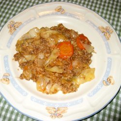 Cabbage Beef And Carrot Casserole recipe