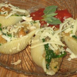 Spinach And Mushroom Stuffed Pasta Shells-ci recipe