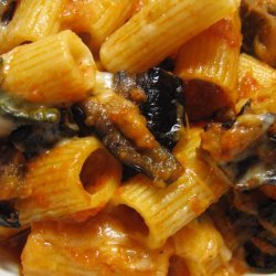 Baked Rigatoni With Grilled Eggplant recipe