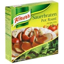 Sauerbraten With Gingersnap Gravy recipe