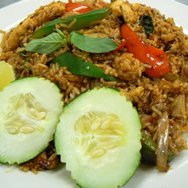 Spicy Basil Chicken Fried Rice recipe