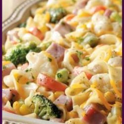 Ham And Noodle Casserole With Vegetables recipe